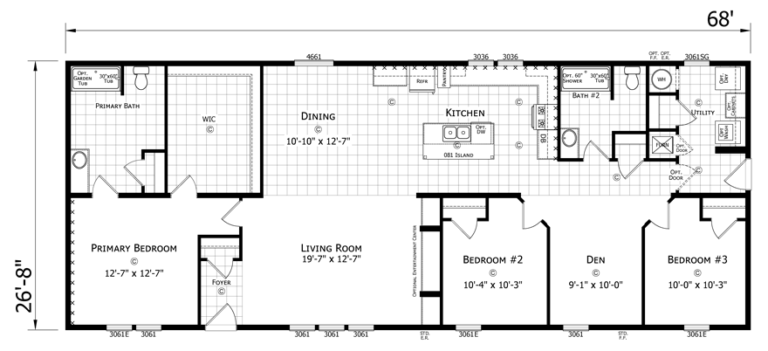 Hanfield floor plan
