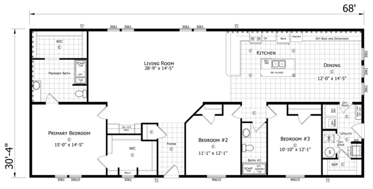 Merrillville floor plan