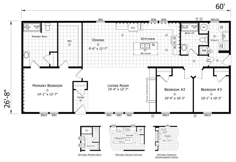 Wickliffe floor plan